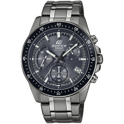 Casio EFV‑540DC‑1CVUEF Ανδρικό Αναλογικό-Ψηφιακό Ρολόι με Γκρι Μεταλλικό Μπρασελέ